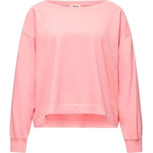 Drykorn, Tops, Dames, Roze, XS, Katoen, Soft Jersey Longsleeve Shirt