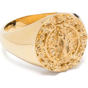 Dolce & Gabbana, Accessoires, Heren, Geel, M, Gouden ring voor heren accessoires