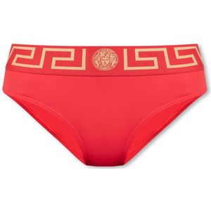 Versace, Badkleding, Dames, Rood, XL, Bikinibroekje