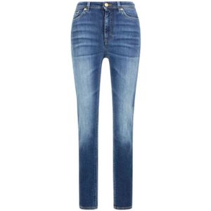 Roberto Cavalli, Jeans, Dames, Grijs, W32, Katoen, Zwarte Skinny Jeans Gemaakt in Italië