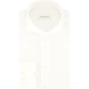 Profuomo, Overhemden, Heren, Wit, 3Xl, Wit zakelijk overhemd