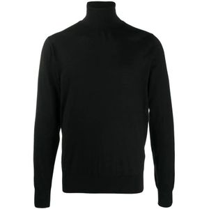 Dolce & Gabbana, Truien, Heren, Zwart, 2Xl, Klassieke Coltrui
