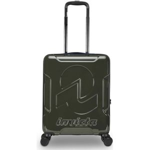 Invicta, Koffers, Heren, Groen, ONE Size, Army Green Trolley met USB-poort