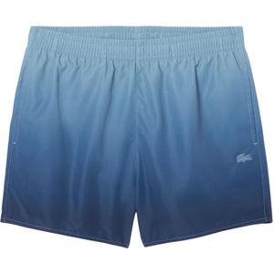 Lacoste, Badkleding, Heren, Blauw, S, Zeekleding met Ombre Print