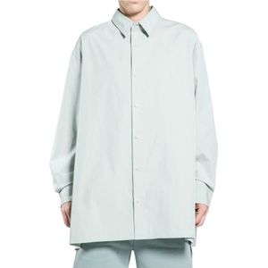 Oamc, Overhemden, Heren, Groen, M, Salie Groene Oversized Shirt