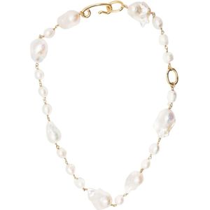 Jil Sander, Accessoires, Dames, Wit, ONE Size, Halsketting met parels
