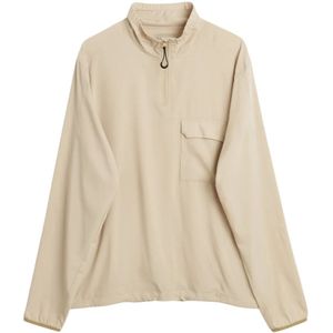 Soulland, Sweatshirts & Hoodies, unisex, Beige, Xl/2Xl, Polyester, Marley Track Top