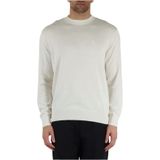 Armani Exchange, Sweatshirts & Hoodies, Heren, Beige, L, Beige Sweaters voor Stijlvolle Look