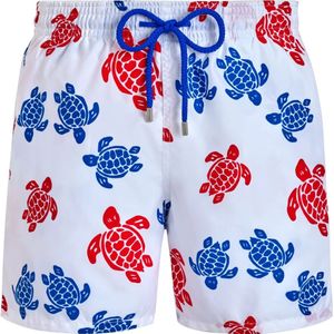 Vilebrequin, Badkleding, Heren, Veelkleurig, XS, Multicolor schildpad zwemshorts voor heren