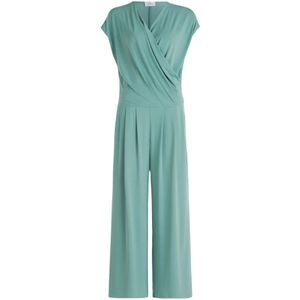vera mont, Jumpsuits & Playsuits, Dames, Groen, 2Xl, Elegante Jumpsuit met V-hals
