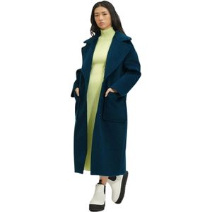 Ugg, Mantels, Dames, Blauw, L, Enkelrijig Jas