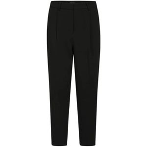 Bruuns Bazaar, Broeken, Dames, Zwart, 2Xl, Slim-fit Broek