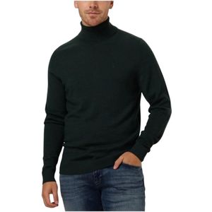 Calvin Klein, Truien, Heren, Groen, 2Xl, Wol, Merino Turtle Neck Trui