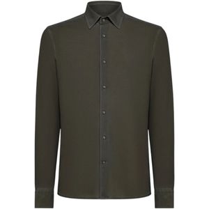 Rrd, Overhemden, Heren, Bruin, 3Xl, Bruine Piquè Shirt