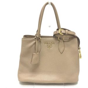 Prada Vintage, Pre-owned, Dames, Bruin, ONE Size, Leer, Pre-owned Leather prada-bags