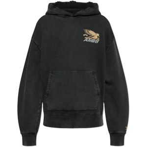 Amiri, Sweatshirts & Hoodies, Heren, Zwart, M, Katoen, Sweatshirt met logo