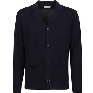 Ballantyne, Truien, Heren, Blauw, L, Katoen, Cardigans