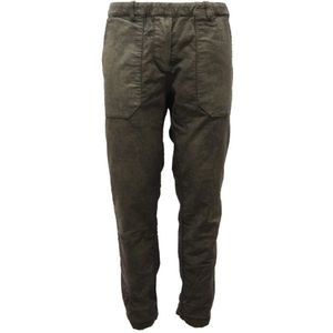 Bob, Broeken, Heren, Groen, L, Omkeerbare Fluweel Groene Broek