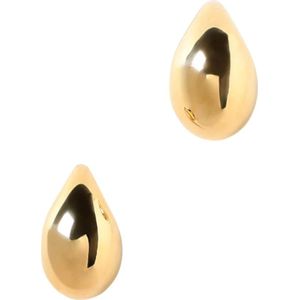 Bottega Veneta, Accessoires, Dames, Geel, ONE Size, Gouden Teardrop Oorbellen Jewel Woman