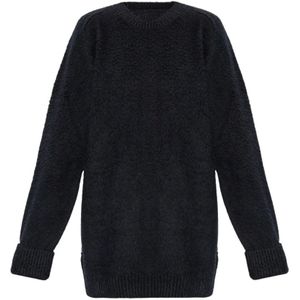 Maison Margiela, Truien, Dames, Zwart, S, Katoen, Distressed Sweater