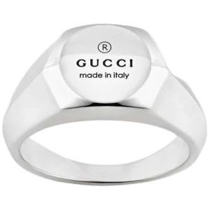 Gucci, Accessoires, Dames, Grijs, 58 MM, Elegant Signet Ring Jewel Woman