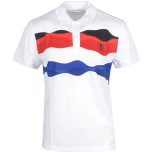 Bikkembergs, Tops, Heren, Wit, 3Xl, Polyester, Polo T-shirt van polyester
