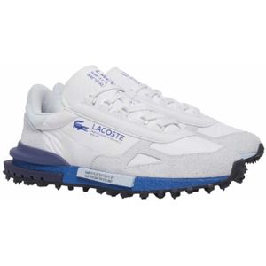 Lacoste, Schoenen, Heren, Wit, 41 EU, Nylon, Retro Hardloopstijl Sneaker