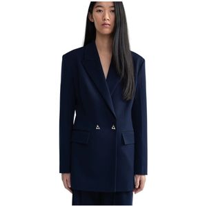 Aeron, Jassen, Dames, Blauw, M, Leer, Motive
