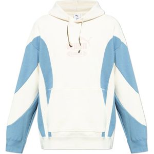 Puma, Sweatshirts & Hoodies, Heren, Wit, S, Katoen, x Kid Super