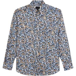 Eden Park, Overhemden, Heren, Blauw, M, Katoen, Overhemd