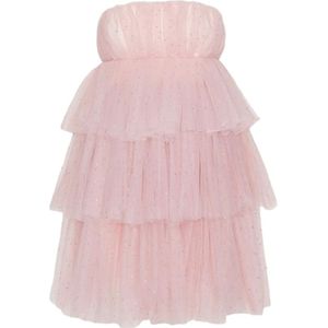 Rotate Birger Christensen, Kleedjes, Dames, Roze, S, Tule, Partyjurk