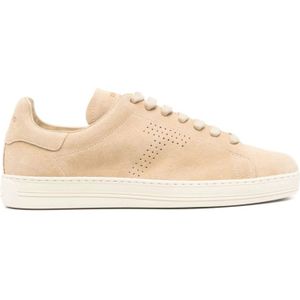 Tom Ford, Schoenen, Heren, Beige, 45 EU, Katoen, Warwick Sneakers