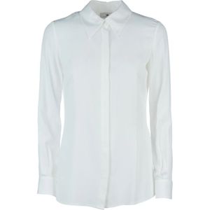 Elisabetta Franchi, Blouses & Shirts, Dames, Wit, L, Stijlvolle Overhemd Collectie