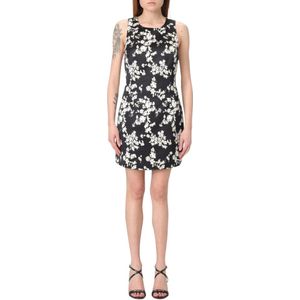 Elisabetta Franchi, Kleedjes, Dames, Wit, M, Gele Bloemen Mini Jurk