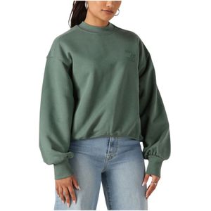 Another Label, Sweatshirts & Hoodies, Dames, Groen, S, Groene Stijlvolle Sweater Jaxy Sweat