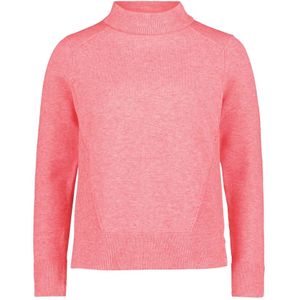 Betty Barclay, Truien, Dames, Blauw, M, Elegante Gebreide Trui met Strass