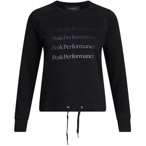 Peak Performance - Ground Crew Women - Zwarte Sweater Dames