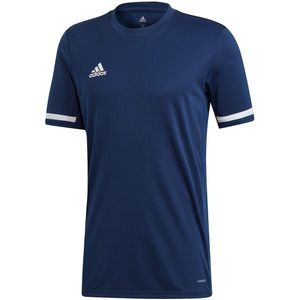 adidas - T19 Short Sleeve Jersey Men - Blauw Sportshirt Heren