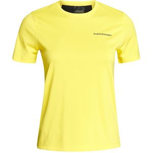 Peak Performance - Alum Light Short Sleeve Women - Gele T-shirt Dames