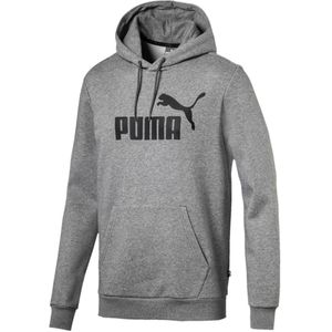 Puma - ESS Hoody FL Big Logo - Grijze Sweater