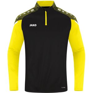 Jako - Ziptop Performance - Zwart-geel Sportshirt Heren