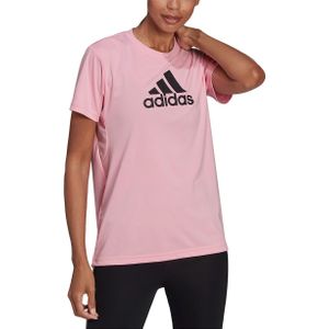 adidas - Big Logo D2M Tee - Dames Sportshirt