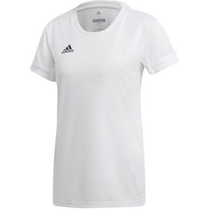 adidas - T19 Short Sleeve Jersey Women - Wit Sportshirt Dames