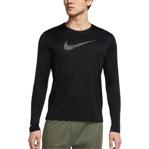 Nike - Dri-Fit UV Run Division - Zwart Sportshirt