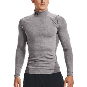 Under Armour - ColdGear Armour Fitted Mock - Grijs Thermoshirt Heren
