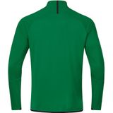 Jako - Ziptop Challenge - Groene Longsleeve Kids