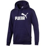 Puma - ESS Hoody FL Big Logo - Donkerblauwe Sweater
