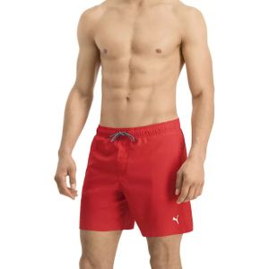 Puma - Swim Medium Length Short - Heren Rode Zwembroek