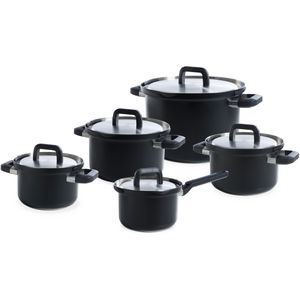 Flow Cool Black RVS pannenset 5-delig