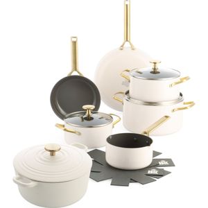 BK - Sublime Pannenset - Cream White - 100% Gerecycled Aluminium